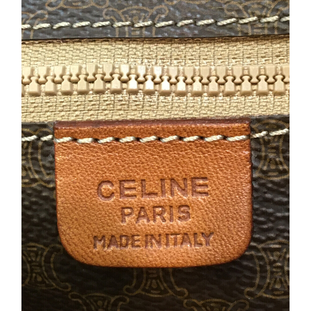Celine Macadam Brown Shoulder Bag Tote - Picture 4 of 6